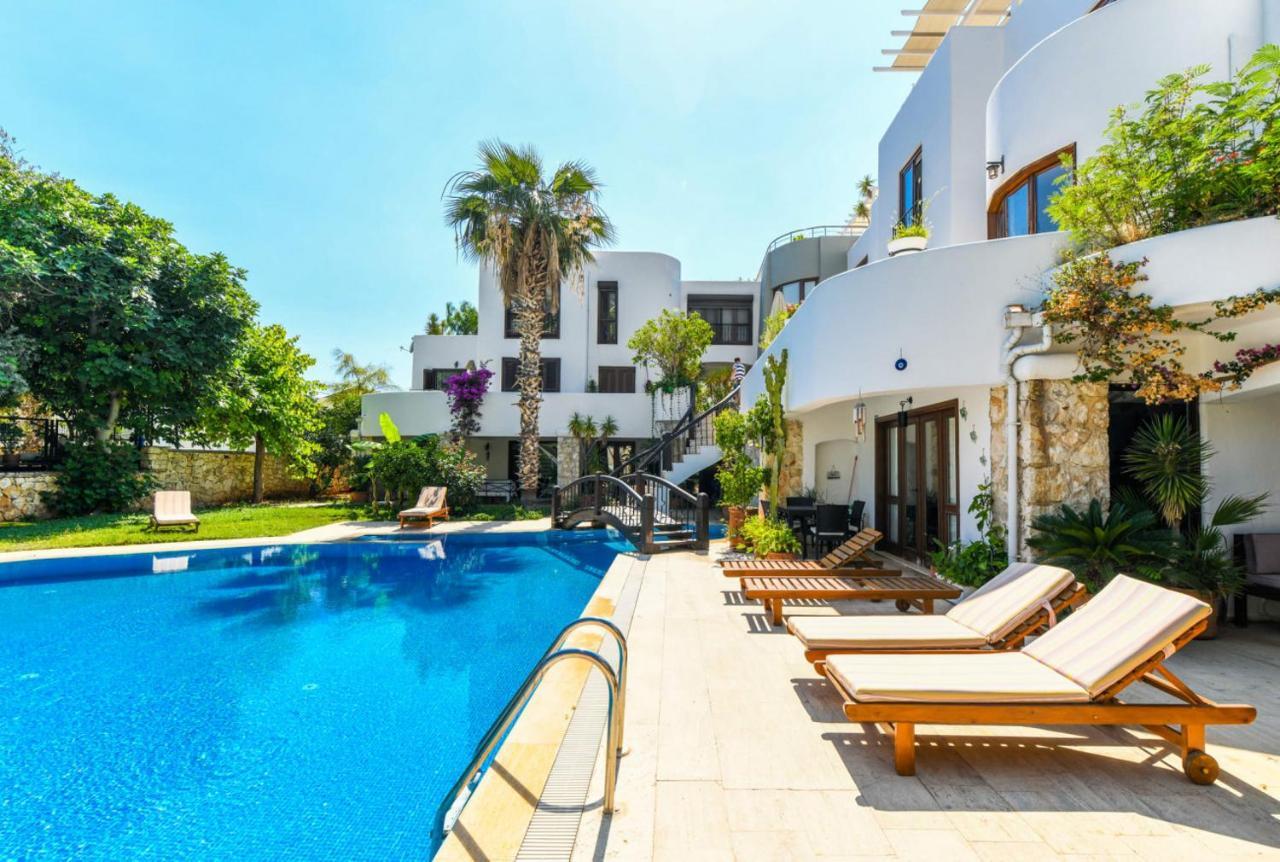 Duplex House With Shared Pool Near Beach In Kalkan Lejlighed Eksteriør billede